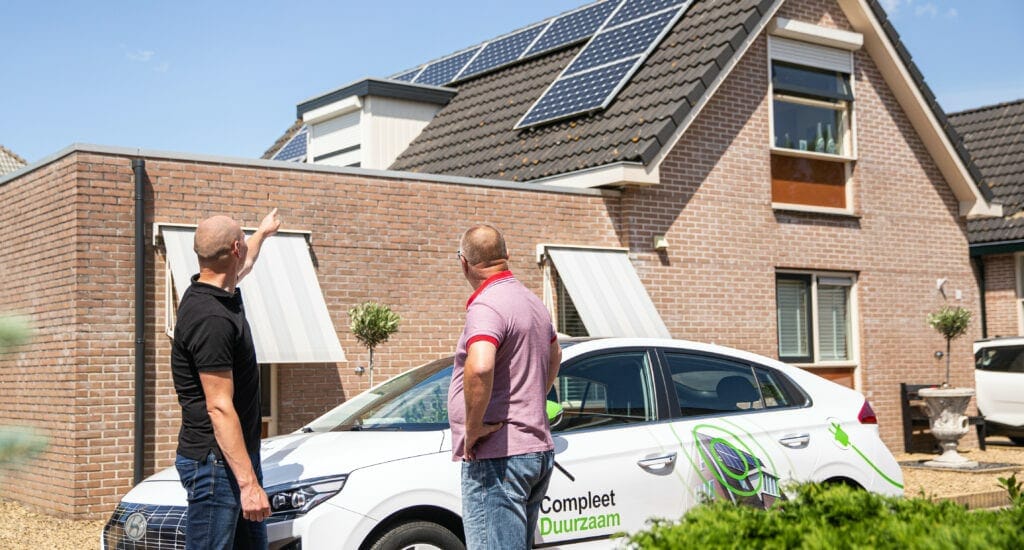 Zonnepanelen op dak